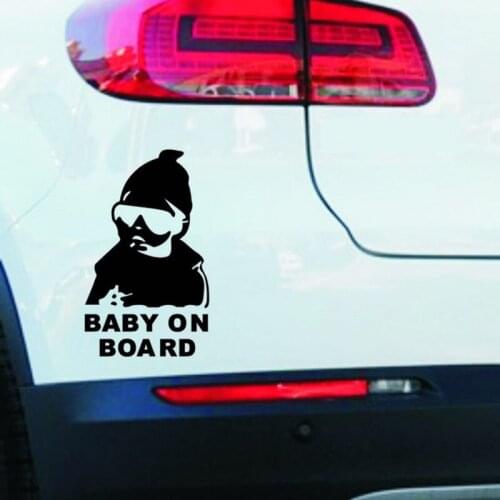 Car-styling Car Sticker Cool Baby on Board 3D Stereoscopic Simulated Car Sticker Car Window Tail Door Sticker