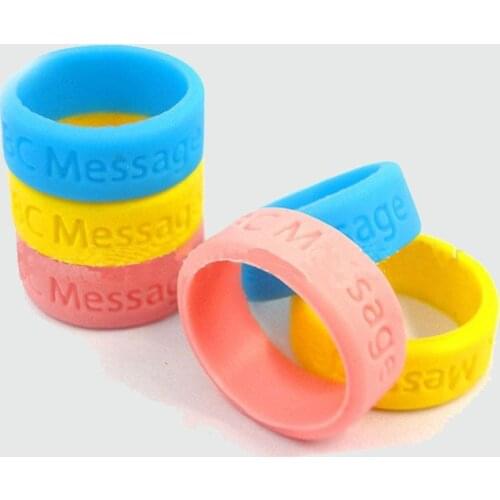 YERLLSOM Free Shipping 500PCS/lot customized Personalized debossed only silicone rings for promotional gifts SR003