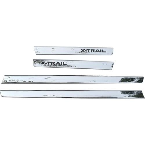 For Nissan X-Trail X Trail T32 2014-2019 Stainless Steel Car body side moldings side door decoration Car styling