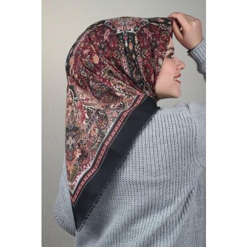 BONJELA PATTERNED COTON SCARF-DESEN-51-RENK-05