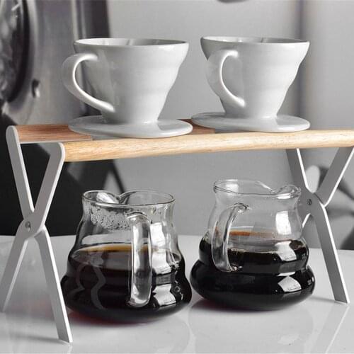 Coffee Filter Holder Stand Rack Tea Leaves Filter Stander Coffee Filter Baskets Permanent Coffee Dripper Coffee Accessories