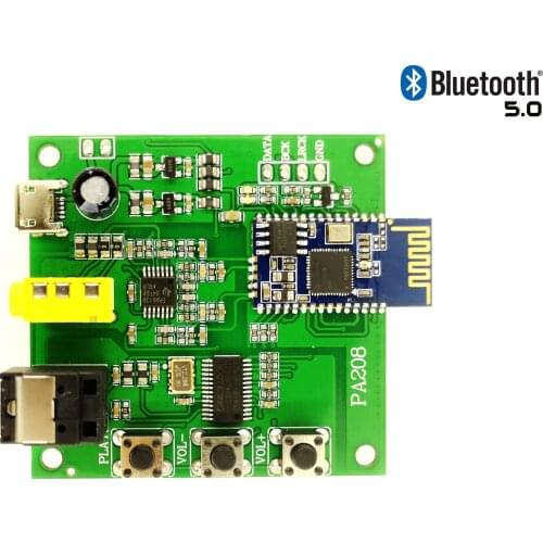 High Pass DIY Lossless Bluetooth 5.0 Hifi Audio Receiving Module Qcc3003 Optical Fiber Analog I2S
