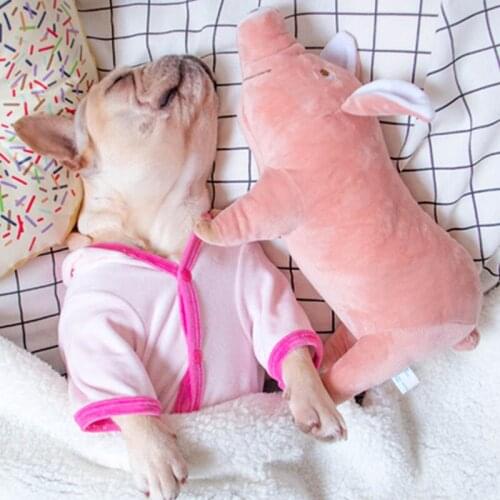 Dog Toy Pet Toy Dog Supplies Accompany Sleeping Bed Cute Pet Toy Small and Medium-sized Dog French Bulldog Plush