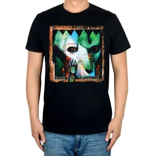 Harajuku Cool Art Wolf Paradise Lost Rock Brand t shirt Cotton Punk fitness Hardrock Metal black shirts camiseta ropa skateboard