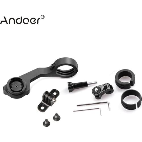 Andoer Bike Mount Holder Out-front Bike Mount Kit for Polar M450 V650 GPS Bike for GoPro Sony Garmin VIRB X & XE