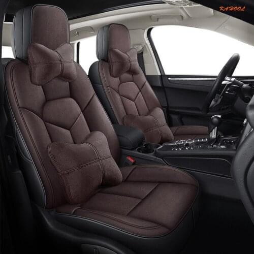 KAHOOL Custom Leather car seat cover For MINI COOPER MINI ONE PACEMAN CLUBMAN COUNTRYMAN COUPE Automobiles Seat Covers cars