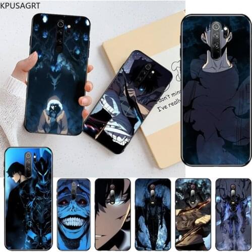Anime solo leveling Sung Jin woo Bling Cute Phone Case for Redmi Note 9 8 8T 8A 7 6 6A Go Pro Max Redmi 9 K20 K30 Pro