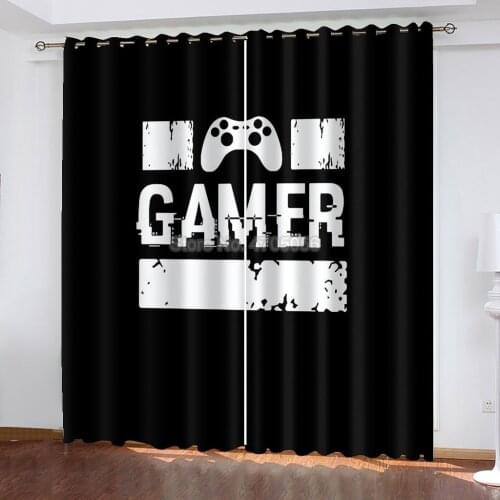 Cartoon Window Curtain for Bedroom Living Room Anime Blackout Window Drapes Boy Gifts Shading Insulation Polyester Curtains