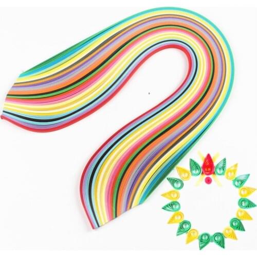WYSE 260 Paper Quilling Strips Set 3mm/5mm/7mm/10mm 39cm Flower Gift Scrapbook Paper Glue Applicator for DIY Craft Supplies
