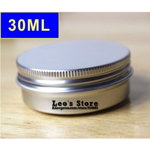 Wholesale 22mmx55mm 50pcs/lot 30ml mat aluminum Jars,cream & cosmetics container,electronic protect,LAJ-12a