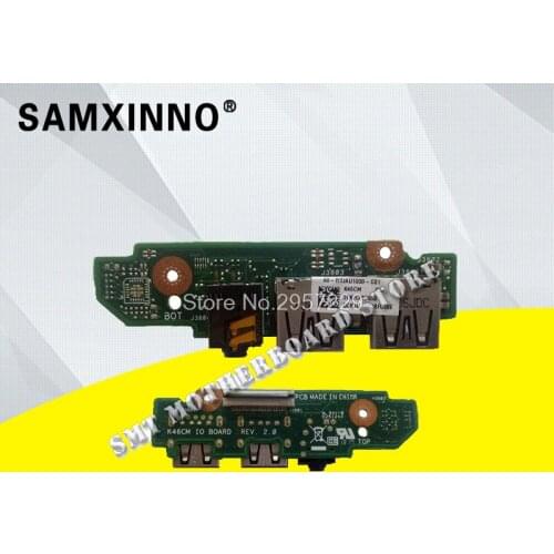Original For Asus K46C S46C A46C K46CM K46CB K46CA R405C S46E Laptop Audio USB IO Board Interface Board Tested Well