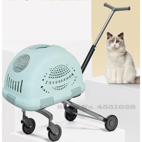 Space Capsule Pet Stroller for Small Dogs Cats Outdoor Portable and Detachable Dog Car Accessories Pet Carrier Dog Car Seat