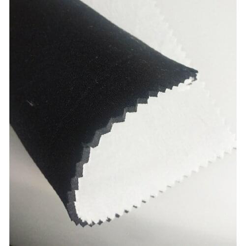 4 yards sbr neoprene hook-and-loop laminated fabric white polyester plush knitted fabric neoprene blanket fabric customization