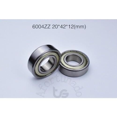 6004ZZ 20*42*12mm 1Piece bearing metal sealing bearings chrome steel bearing 6004 6004ZZ 20*42*12mm bearings