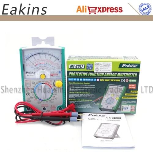 Proskit MT-2017 AC/DC Analog Multimete Measured Capacitance Resistance AC/DC Current Voltage Protection Function