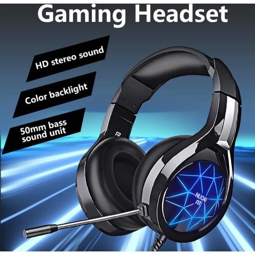Gaming Headset Wired PS4 Headphones HD Surround Sound Stereo bass Game Earphones with Microphone Casque For Gamer XBox PC Laptop