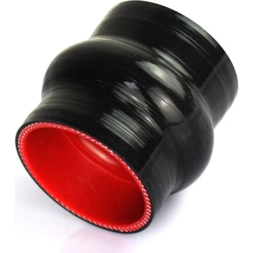 0 Degree Straight Silicone Hump Hose 51 63 76 89 102MM Rubber Joiner Tube for Intercooler Cold Air Intake Pipe