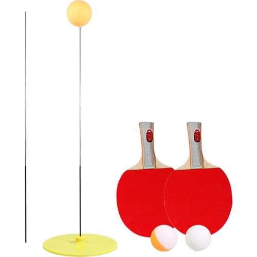 Table Tennis Trainer Ping Pong Rackets and Balls Base Training Practice Set Outdoor Or Indoor Exercise