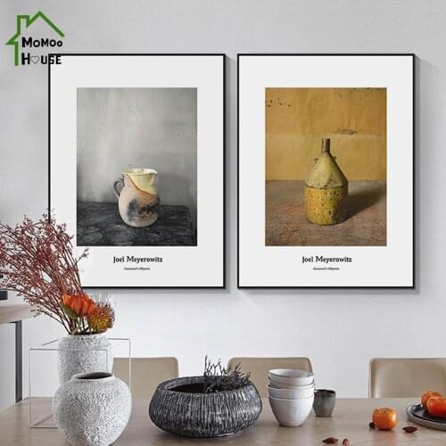 Vintage Still Life Canvas Painting Ceramic Iron Tin Can Old Objects Poster Wall Ar picture Room Decor Aesthetic Home Decor