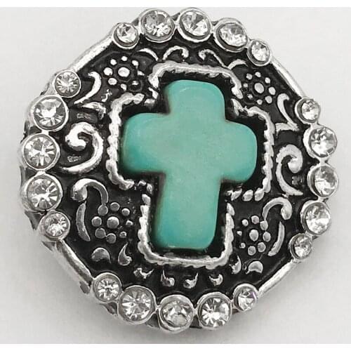 XHMN687 CROSS love wing Metal Snap button For snap jewelry (fit 18mm 20mm Snap)