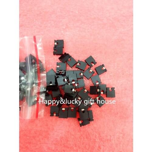 YYT 100PCS Jumper cap black short circuit blocks connecting blocks 2.54