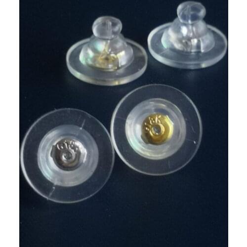 10 PCS High Quality Earrings Set Translucent Silicone Earplugs Earrings Accessories Earring Back Stopper Jewelry Findings