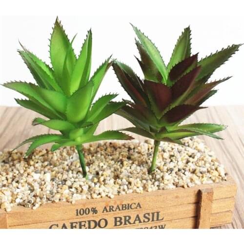 Mix 12Styles Green Artificial Succulents Plants Home Garden Bedroom Office Outside Decor Mini Small Desktop Fake Plants