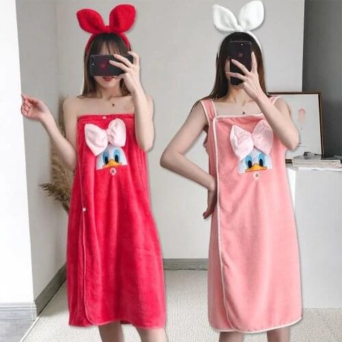 Quick Drying Microfiber Bathrobe Woman Shower Female Soft Bath Towel for Adults Home Textiles Bath and Sauna Towels Bathroom