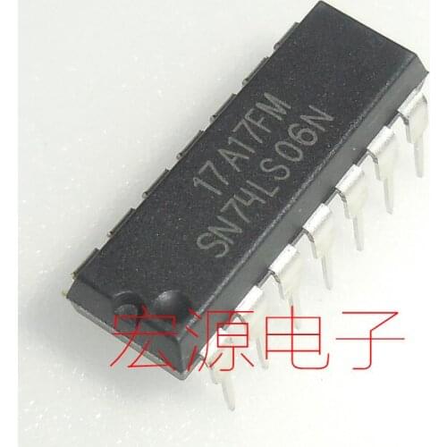 10PCS SN74LS06N DIP14 SN74LS06 DIP 74LS06N 74LS06