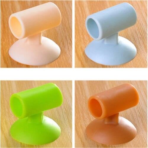 2PCS Doorknob Wall Mute Crash Pad Door Cabinet Door Handle Lock Silencer Anti-Collision Silicone Doorknob Cushion Door Stopper