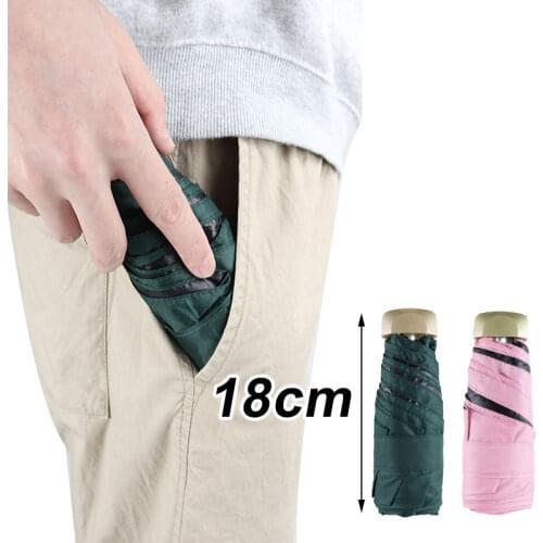 220g Ultra-light Mini Folding Umbrella Rain Women Gift Men Pocket Parasol Girls Anti-UV Sun Umbrellas Portable Parasol Paraguas