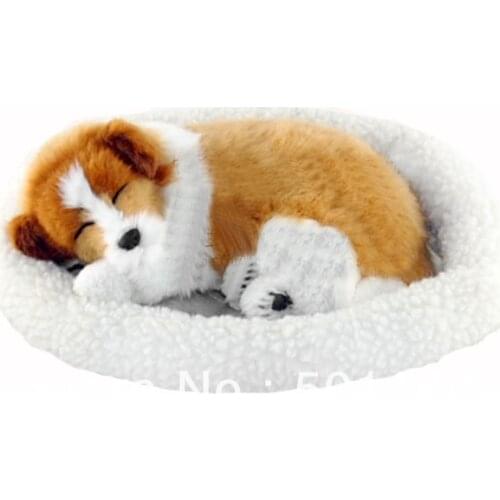 Free shipping breathing dog toy plush breathing dog toy toy cat dog breathes