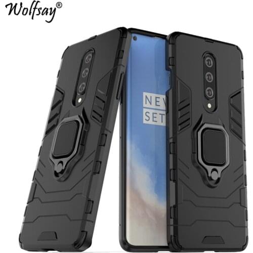 For OnePlus 8 5G Case Armor Magnetic Suction Stand Full Edge Cover For OnePlus 8 Case For Oneplus 8 Oneplus8 One Plus 8 6.55inch