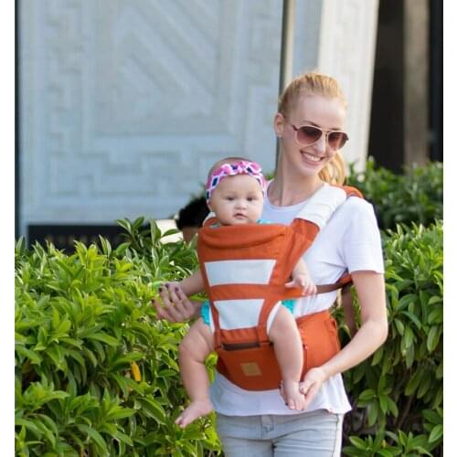 Ergonomic Baby Carrier Baby Cushion Front Sitting Kangaroo Baby Wrap Sling for Baby Travel Multifunction Infant Carrier 0-36M