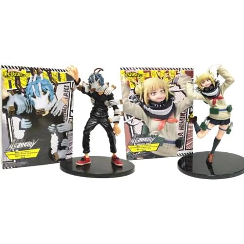Anime Figure My Hero Academia Shigaraki Tomura Himiko Toga PVC Toys Heroes Boku no Hero Academia Model Action Figurine Gift Doll