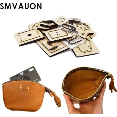 Leather Punch Tool Japan Steel Blade New DIY Coin Purse Wallet Wood Cut Dies Handcraft Knife Mold