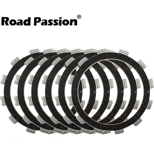 Road Passion 6pcs Motorcycle Clutch Friction Plates Kit For SUZUKI DL650 DL 650 V-strom 2004-2011 DR250 DR 250