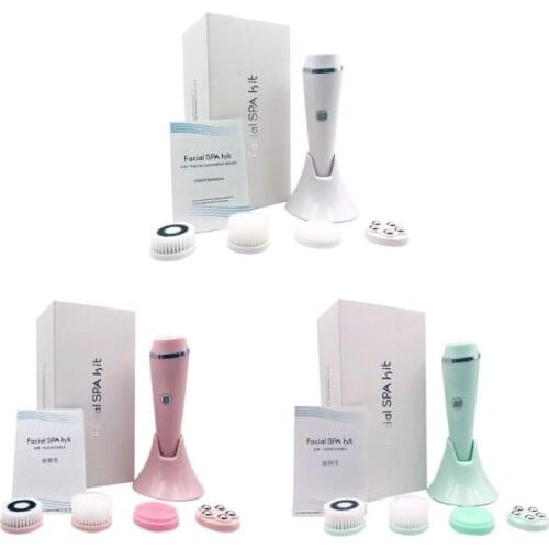 Multifunction Electronic Face Facial Cleansing Brush Spa Skin Care Massager new