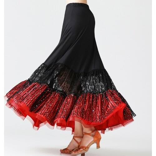 New 2020 Skirt For Dance Belly Dancing Long Skirt Latin Modern ChaCha Ballroom Dance Long Skirt