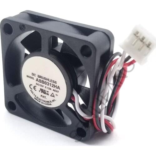 Brand New For DELTA 3CM ASB0312HA AE07 12V 0.12A 3Lines cooling fan HZDO 30*30*10mm