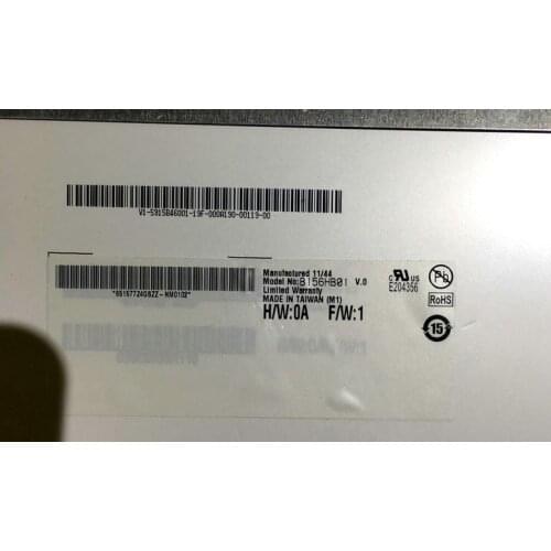 New and original 1920x1080 LED Screen (3D) B156HB01 V0 & B156HB01 V.0