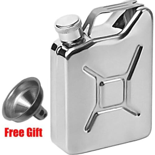 Portable Stainless Steel 5 Oz Hip Flask Funnel Wine Pot Flagon For Whiskey Liquor Personalized Men Gift