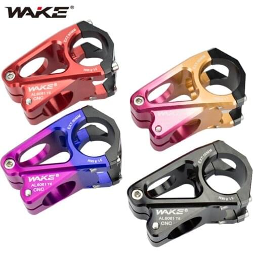 WAKE BEST Outdoor Cycling Hollow Aluminium Alloy Stem 31.8mm Mountain Cycling Bike High-strength Handlebar Stem