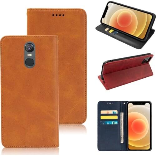 Luxury Business Leather Case For Tecno Pouvoir 2 Pro CA7 LA7 Pouvoir2 2Pro Back Flip Phone Wallet Cover Magnetic Stand Book