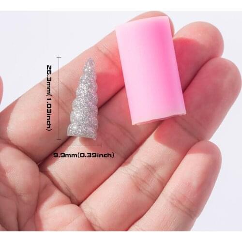YF149 Ice Cream Cone Silicone Mold Resin Art Earrings Jewelry Necklace Pendant Rings Making