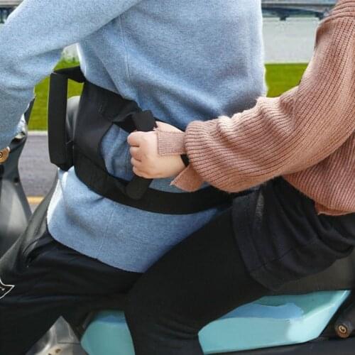 Universal Motorcycle Scooters Safety Belt Rear Seat Passenger Grip Grab Handle Non-slip Strap Motorcycle Seat Strap for Children
