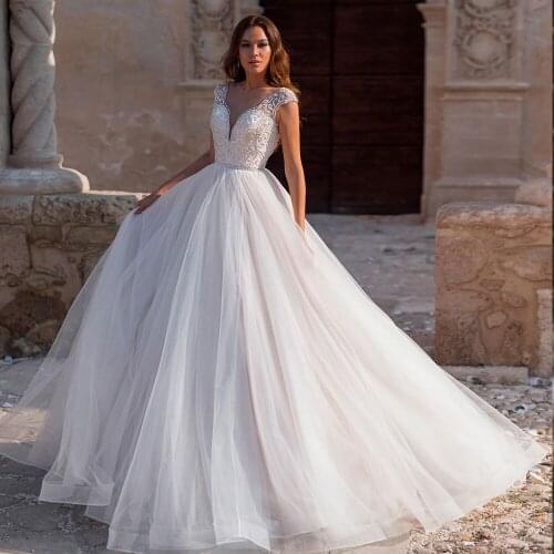 Custom Made Sparkly Full Beading Crystal Boho Wedding Dresses Plus Size Robe De Mariee Tulle Bridal Gowns Casamento