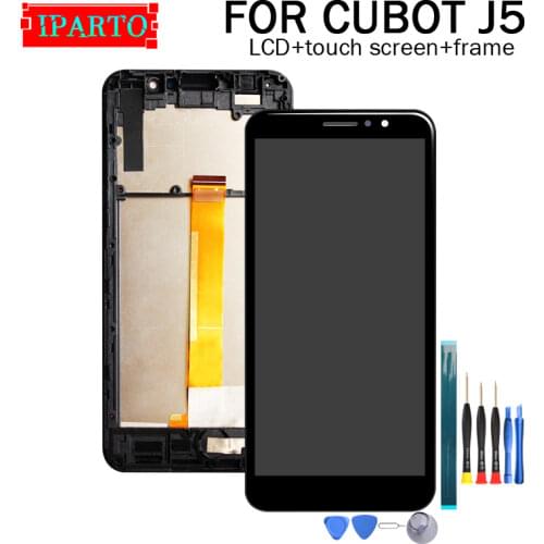 5.5 inch CUBOT J5 LCD Display+Touch Screen Digitizer +Frame Assembly 100% Original LCD+Touch Digitizer for CUBOT J5