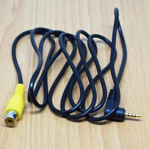 1pc 1.5M Car Backup Camera RCA Female TO Gold 2.5mm GPS AV-in Converter Cable Item No.: 4-0347