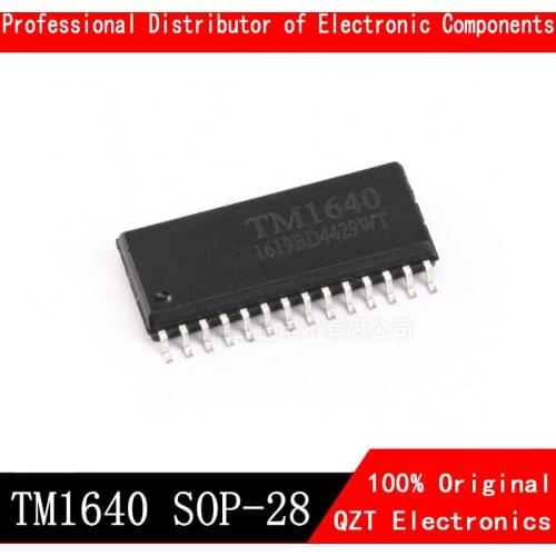 10pcs/lot TM1640 1640 SOP-28 digital display driver IC new original In Stock